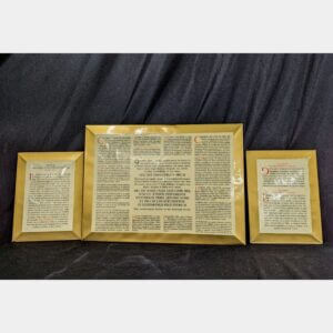 Set of 3 Altar Cards for the Extraordinary Latin Mass (SOLD)