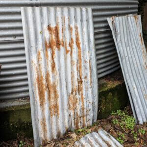 Old Battered Rusty Corrugated Iron Roofing Sheets (SOLD)