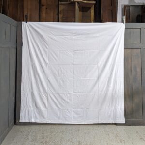 Good Quality Large White Linen Altar Covering (SOLD)
