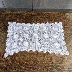Small Intricately Embroidered Vintage Cloth Covering for Credence Table (SOLD)