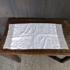 Credence Table Embroidered Quality Cloth Covering with Large Fringing (SOLD)