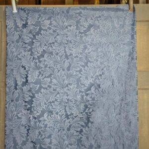 Long Vintage Blue Silk Damask Altar Covering (SOLD)
