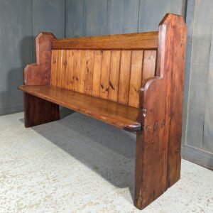 Colchester Antique High Back Pine Church Chapel Pews Benches (SOLD)