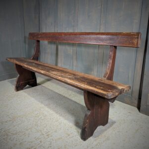 Fenny Compton Church Hall Open Back Antique Bench (SOLD)