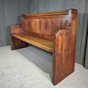 St Mary's Walthamstow Simple Gothic Oak Church Chapel Pews Benches (SOLD)