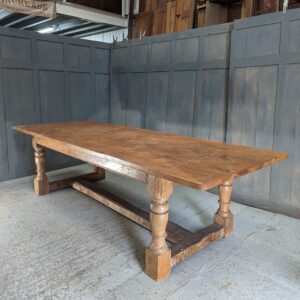 Outsize & Massive Solid Oak Refectory Four Plank Table (SOLD)