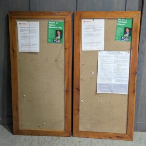 Church Noticeboards Pin Boards from St Marys Port Dinowic (SOLD)