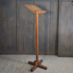 Single Mid Century Oak Pedestal Lectern from Preston (SOLD)