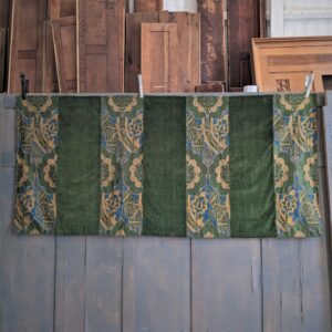 Antique Velvet & Foliate Brocade Green Yellow & Blue Altar Frontal (SOLD)