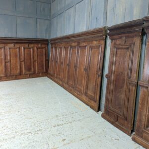 5m+ Quality Run of Antique Decorative Oak Dado Height Panels Panelling (SOLD)