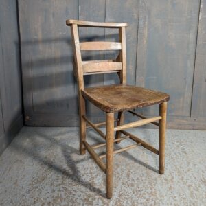 Scruffy but Sound Pilgrim Back Beech Church Chapel Chairs (SOLD)