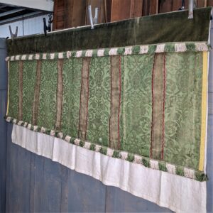 Verdant Large Green Damask Altar Frontal with Velvet Superfrontal & Orphreys (SOLD)