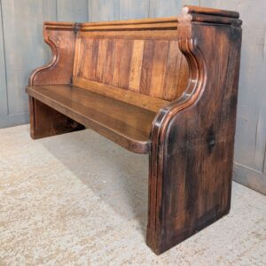 1876 Heavy Oak Church Choir Pews Benches from St Mary's Ely (SOLD)