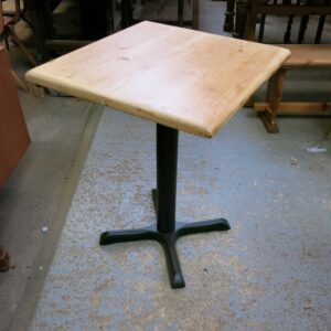 Bespoke Reclaimed Pine Cast Iron Pedestal Small Tables -SALE-