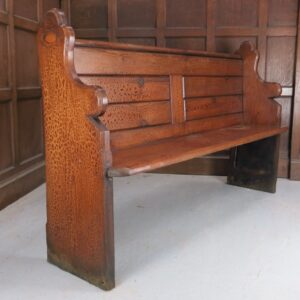 1885 Welsh Pitch Pine Church Chapel Pews from Porth URC (SOLD)