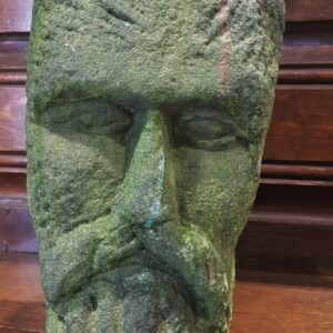Ancient 11th Century Stone Head of Jesus Remarkable River Find (SOLD)