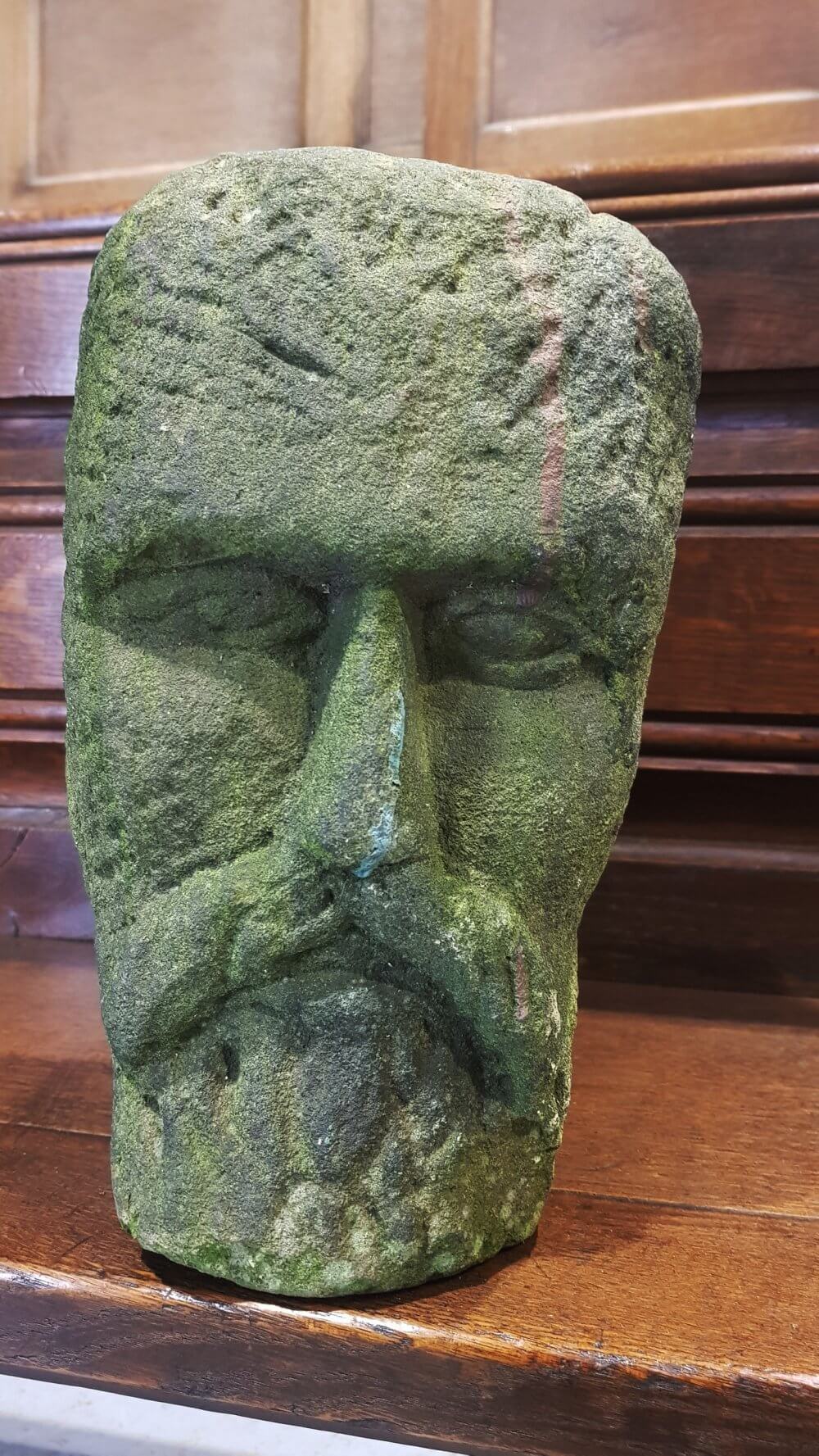 Ancient 11th Century Stone Head of Jesus Remarkable River Find (SOLD)