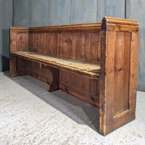 Classic Victorian Square Ended Church Chapel Pews Benches from St James Weybridge (SOLD)