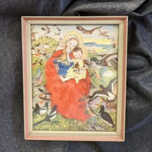 1940's Vintage Print of 'Madonna Child & Birds' by Muriel Dawson (SOLD)