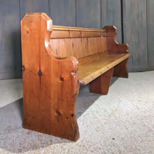 Classic Victorian Pine Church Benches Pews from St Mary's Ringmer (SOLD)