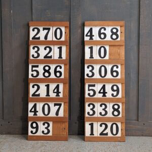 Deal Mid-Century Minimalist Bristol Methodist Church Hymn Boards