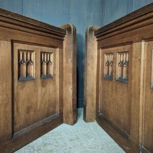 St Mary's Northop Hall Antique Gothic Choir Fronts Panels