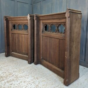 Antique Gothic Quatrefoil Oak Reading Desks Ambos from Winchester