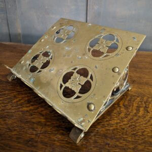 Delicate Victorian Gothic Brass Missal Stand Table Lectern from St Catherine's Maerdy