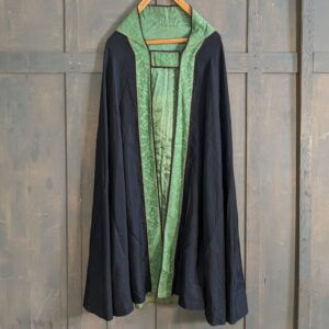 Vintage Downside Abbey Green & Black Damask Cope