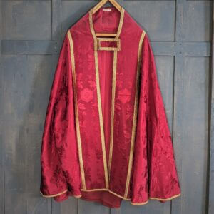 Nice 1920's Vintage Maurice Vanpoulle Gold & Red Damask Cope