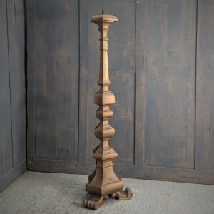 Antique Elegant Baroque Large Paschal Candlestick