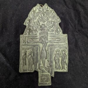 Pre 10th Century Style Italian Composition Crucifix Icon