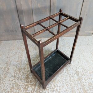 Simple Smaller Size Umbrella & Stick Stand with Steel Drip Tray