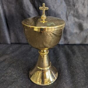 Good Quality Heavy Gilt Brass Italian Ciborium Ex-Property of Priest