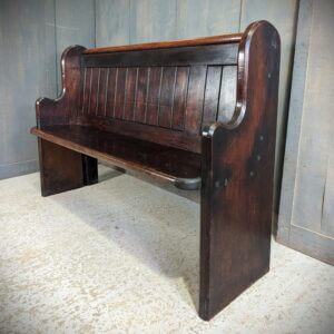 Dark Pitch Pine Church Chapel Pews from Swansea