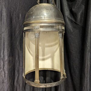 Large Unusual Domed 1930's Directional 3-Light Church Lantern