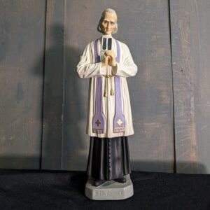Larger than Average Religious Statue of St John Vianney in Excellent Condition