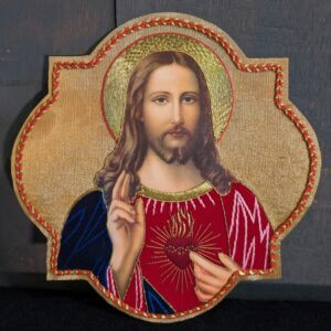 As New Applique Mixture of Bullion & Quality Lithograph Ready to Use on Chasuble Cope etc