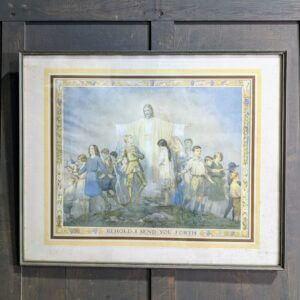 'Behold, I Send You Forth' Large 1930's Margaret Tarrant Religious Lithograph