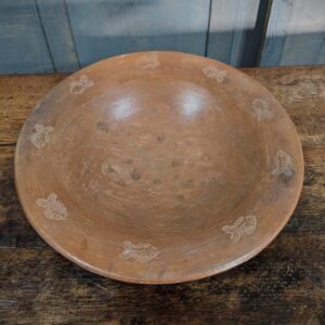 Large Italian Terracotta Gift Fruit Holy Water Piscina Bowl