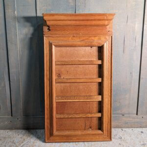 Solid Styled Mid Century Heavy Oak 5 Hymn Hymnboard from Burford Methodist Church West Oxfordshire
