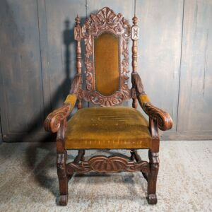 Antique Presidential Methodist Throne from Burford Methodist Church West Oxfordshire