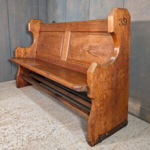 Bespoke Buy Back East End of London Antique Deal Church Benches Pews from Hainult Baptist Church Bargain Clearance