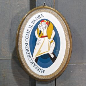 'Be Merciful as your Father is Merciful' Italian Religious Plaque