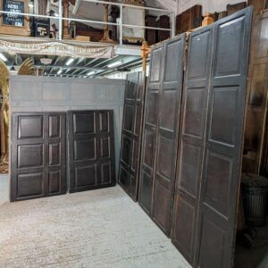 Batch of 1830's William III Oak Panelling Panels from St Mary's Twickenham over 9.5m