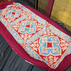 Embroidery Gothic Cover for Large Cushion Kneeler PROJECT