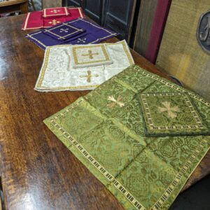 Set of 4 Matching Burses & Veils Ex Property of a Priest in Need of Attention