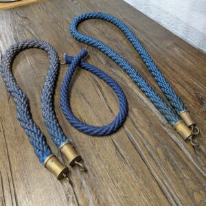 Vintage Church Silk Barrier Ropeswith Brass Hook Ends