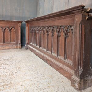 Low Gothic Fronts Frontages Panels from St Mary's Penzance circa 1870