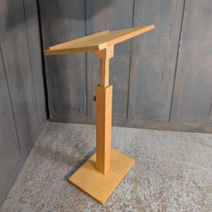 Modern Oak & Veneer Adjustable Church Reading Lectern Ambo from Epping Methodist Church